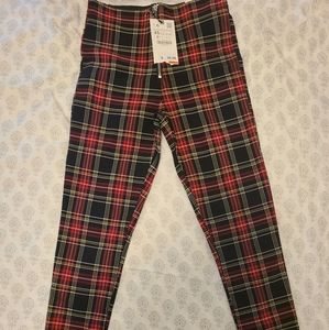 Cheqeuered Leggings from Zara